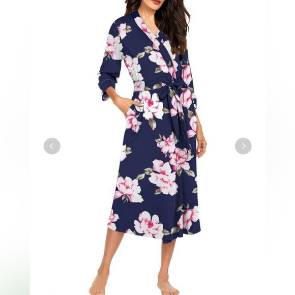 Other - MAXMODA Women’s Robe / Floral / Soft / Belt / NWT